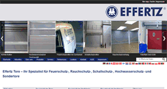 Desktop Screenshot of effertz.de