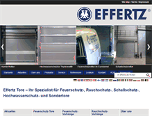Tablet Screenshot of effertz.de